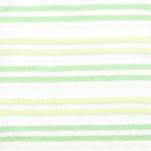 Zara Womens White Striped  Basic T-Shirt Size L