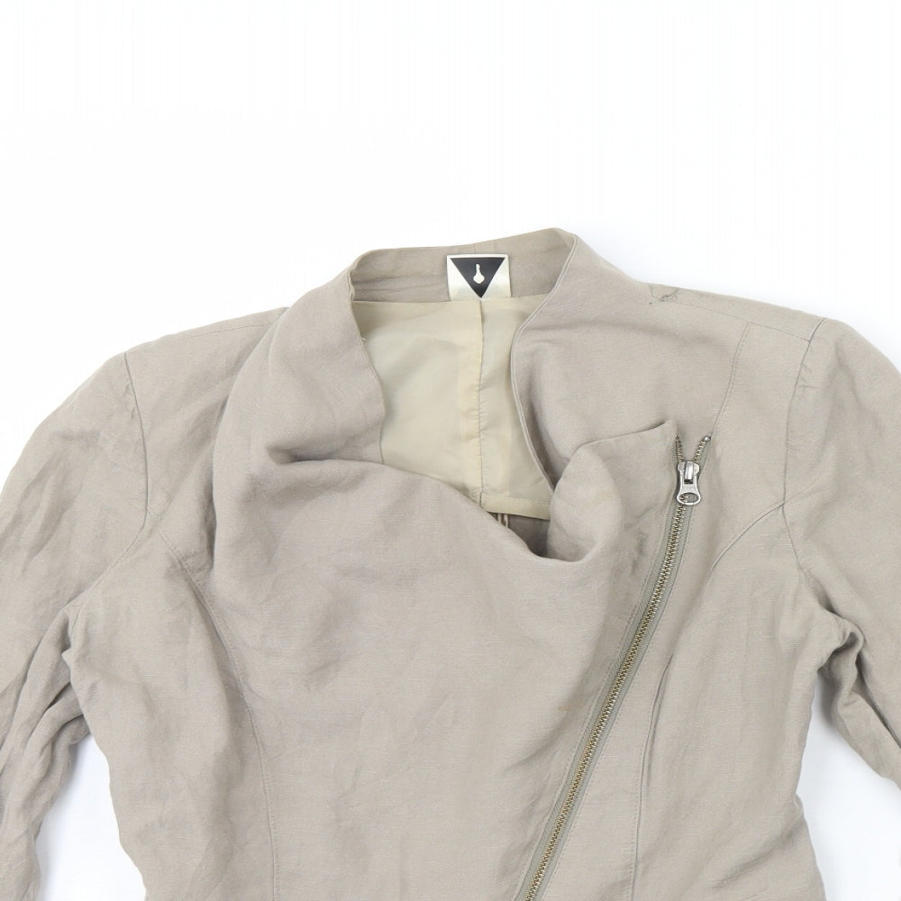 roomys Womens Beige   Jacket  Size 8
