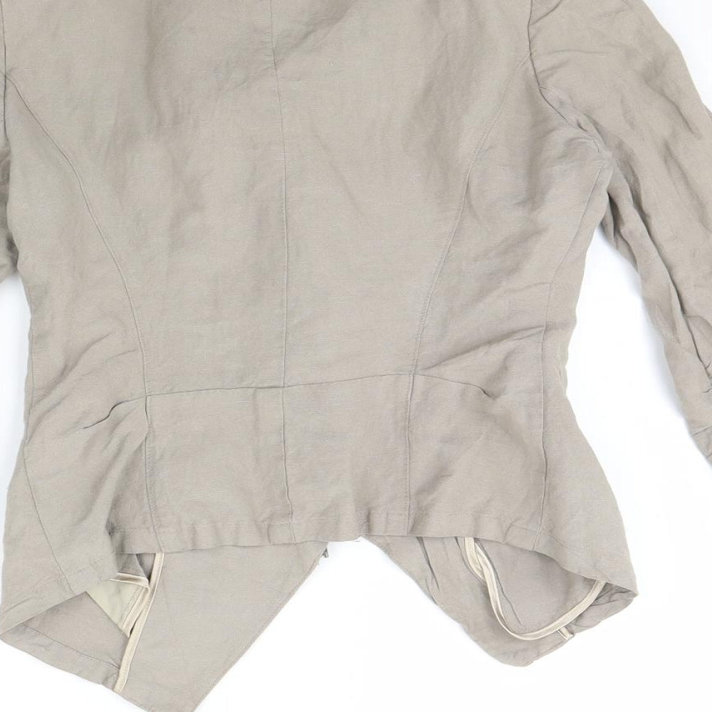 roomys Womens Beige   Jacket  Size 8