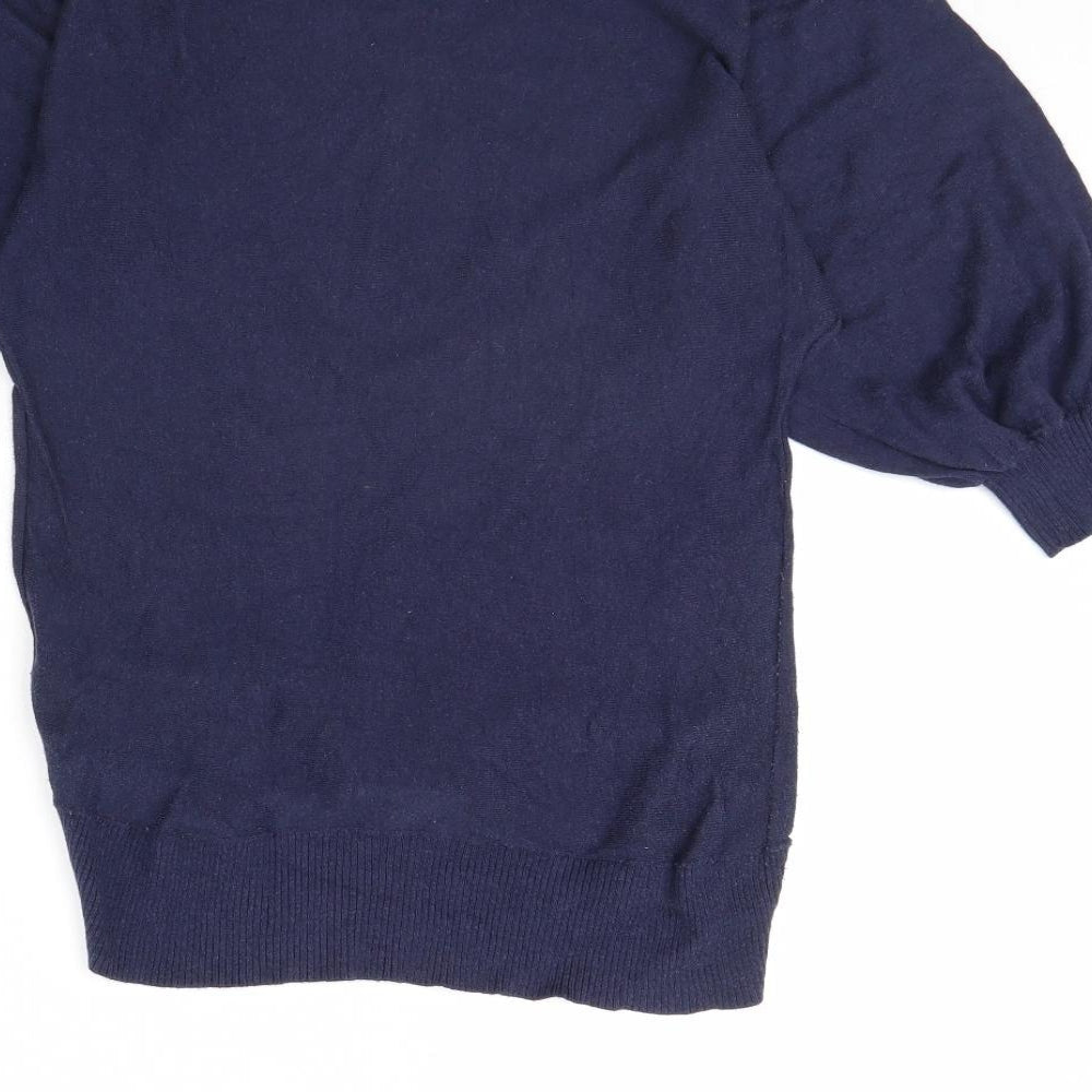 Preworn Womens Blue   Pullover Jumper Size 10  - buttefly