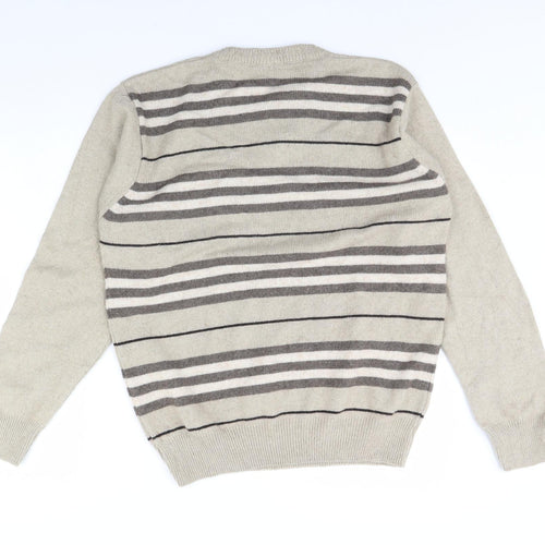 tee Mens Beige   Pullover Jumper Size M