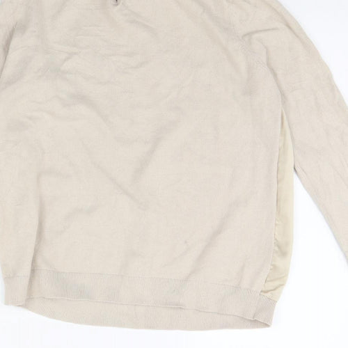 Warehouse Womens Beige   Pullover Jumper Size 12