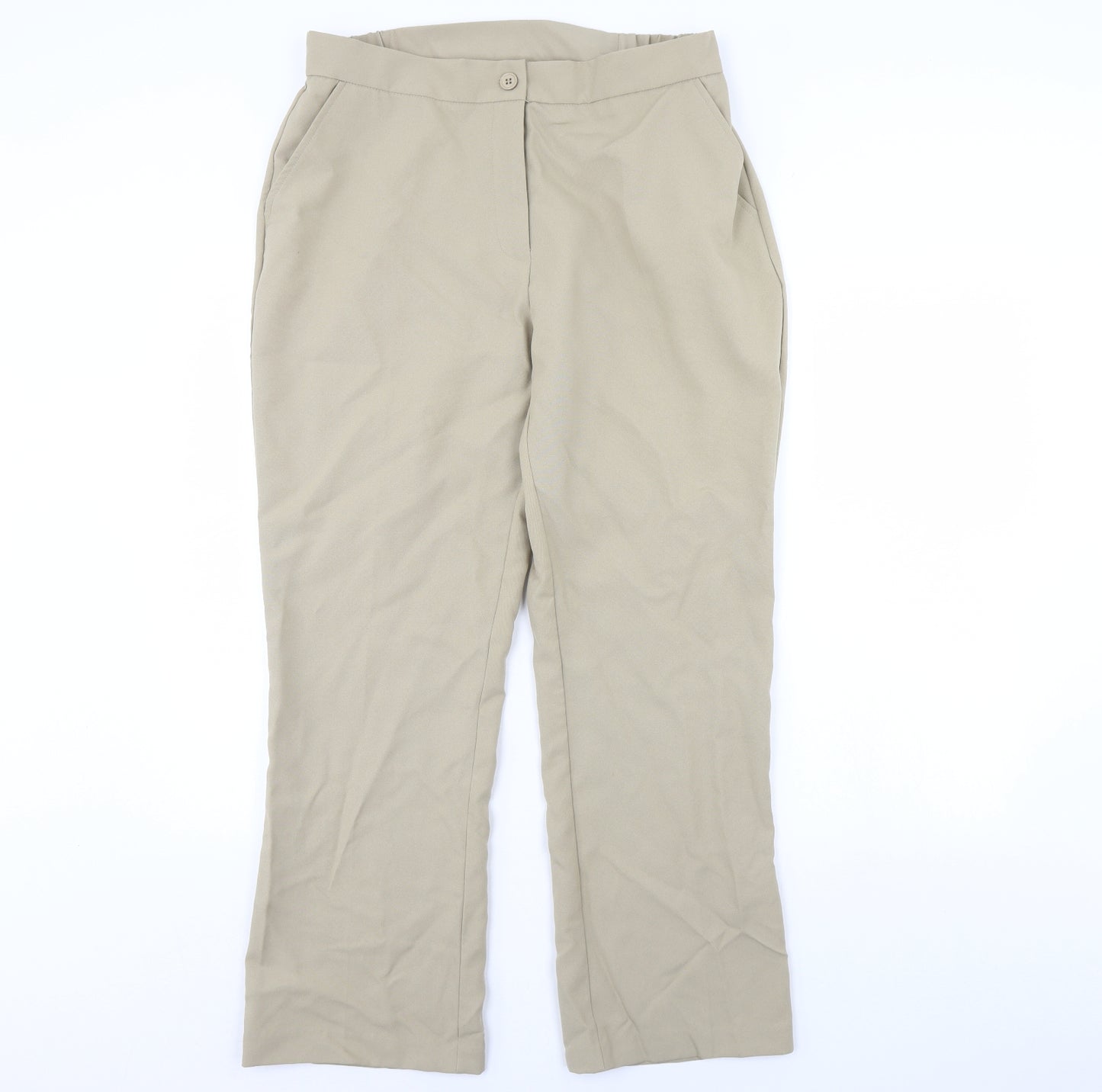 Preworn Womens Beige   Trousers  Size 18 L30 in