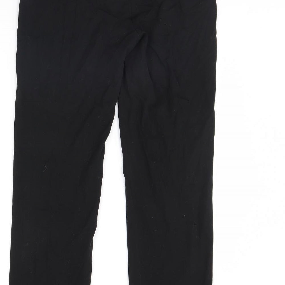 D uniforms Womens Black   Dress Pants Trousers Size 10 L30 in
