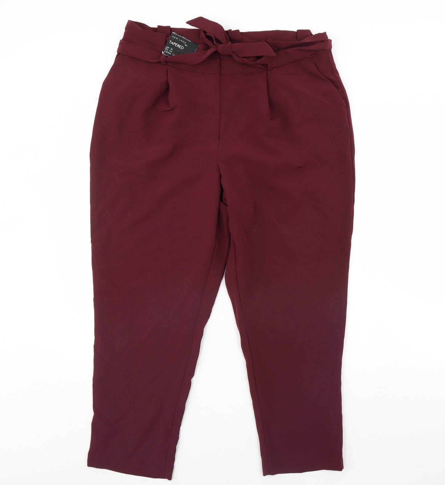 New Look Womens Purple   Trousers  Size 16 L29 in