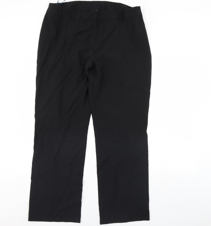 Dorothy Perkins Womens Black   Dress Pants Trousers Size 18 L31 in