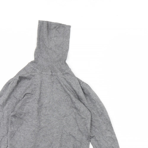 Basic Womens Grey   Pullover Jumper Size M