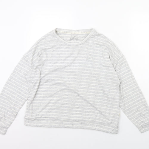 Primark Womens Grey Striped  Pullover Jumper Size 12