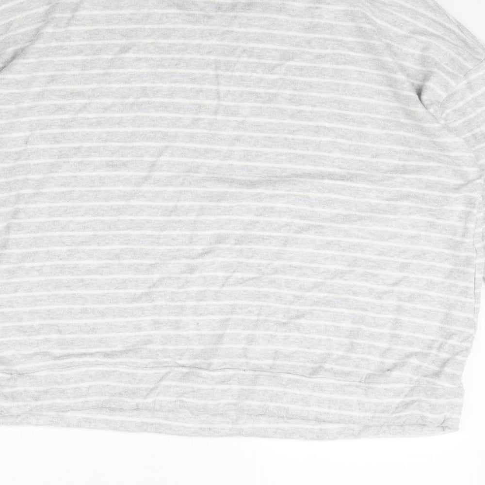 Primark Womens Grey Striped  Pullover Jumper Size 12