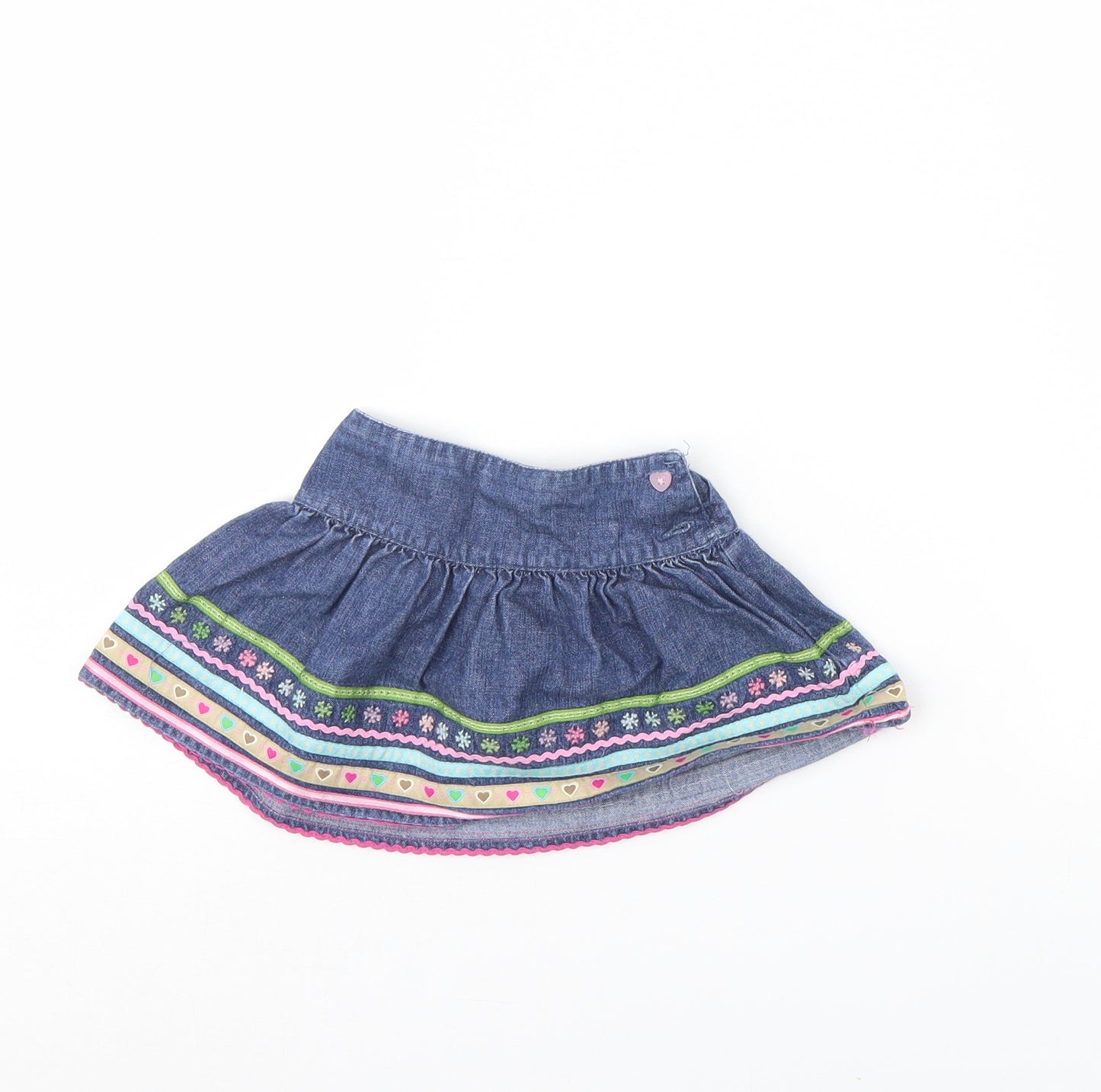 Gap Girls Blue  Denim Flare Skirt Size 6-9 Months