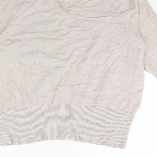 M&S Womens Beige   Cardigan Jumper Size 18