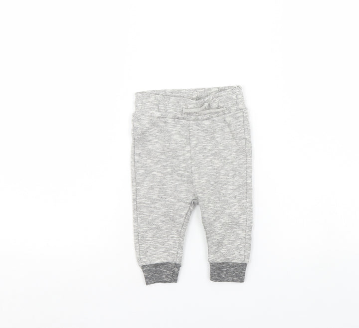 Nutmeg Baby Grey   Jogger Trousers Size 6-9 Months