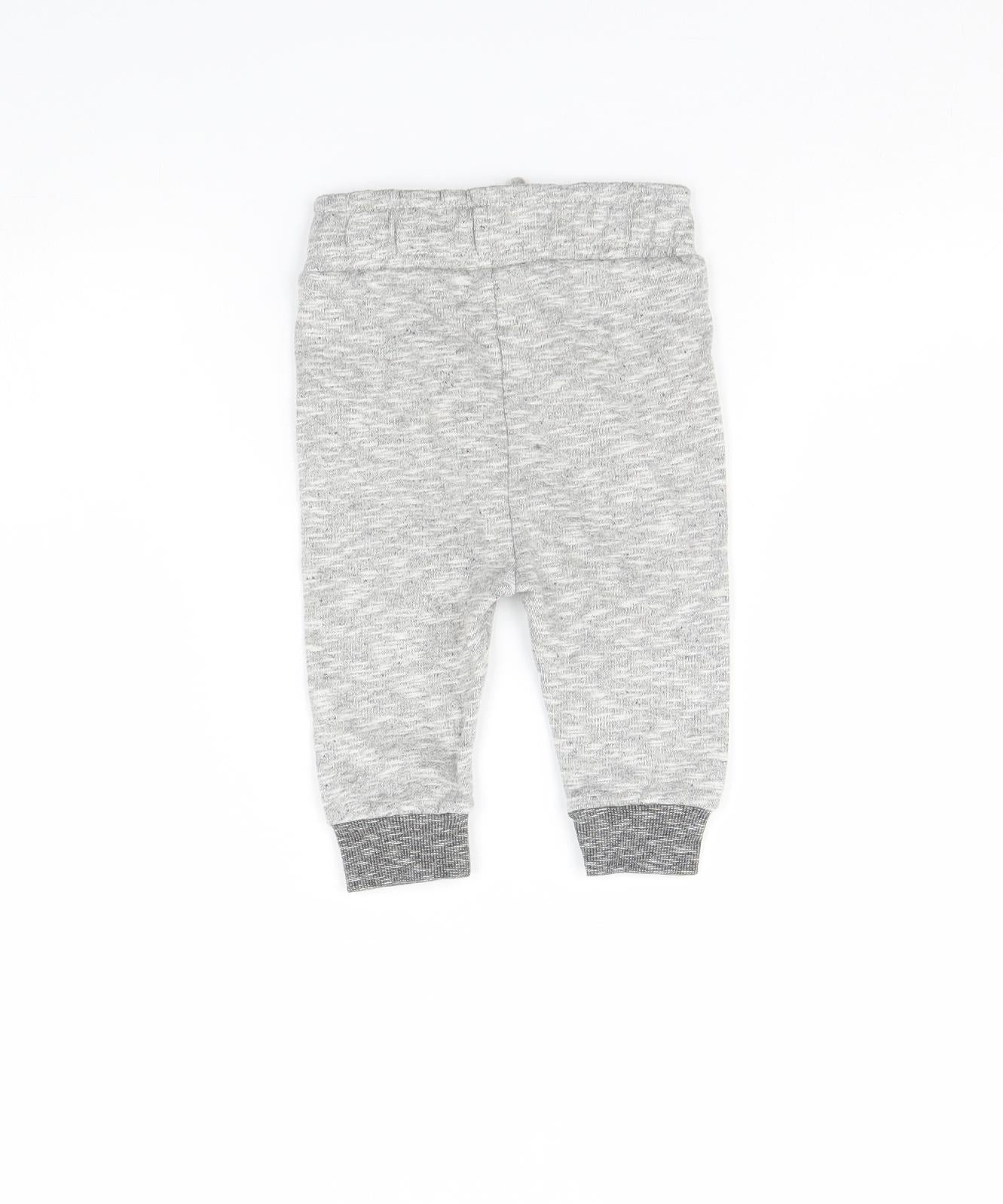 Nutmeg Baby Grey   Jogger Trousers Size 6-9 Months