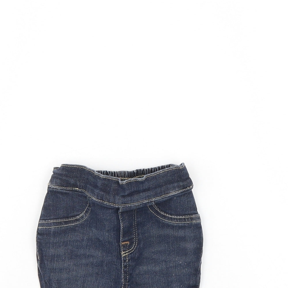 Ralph Lauren Baby Blue  Denim Capri Jeans Size 0-3 Months