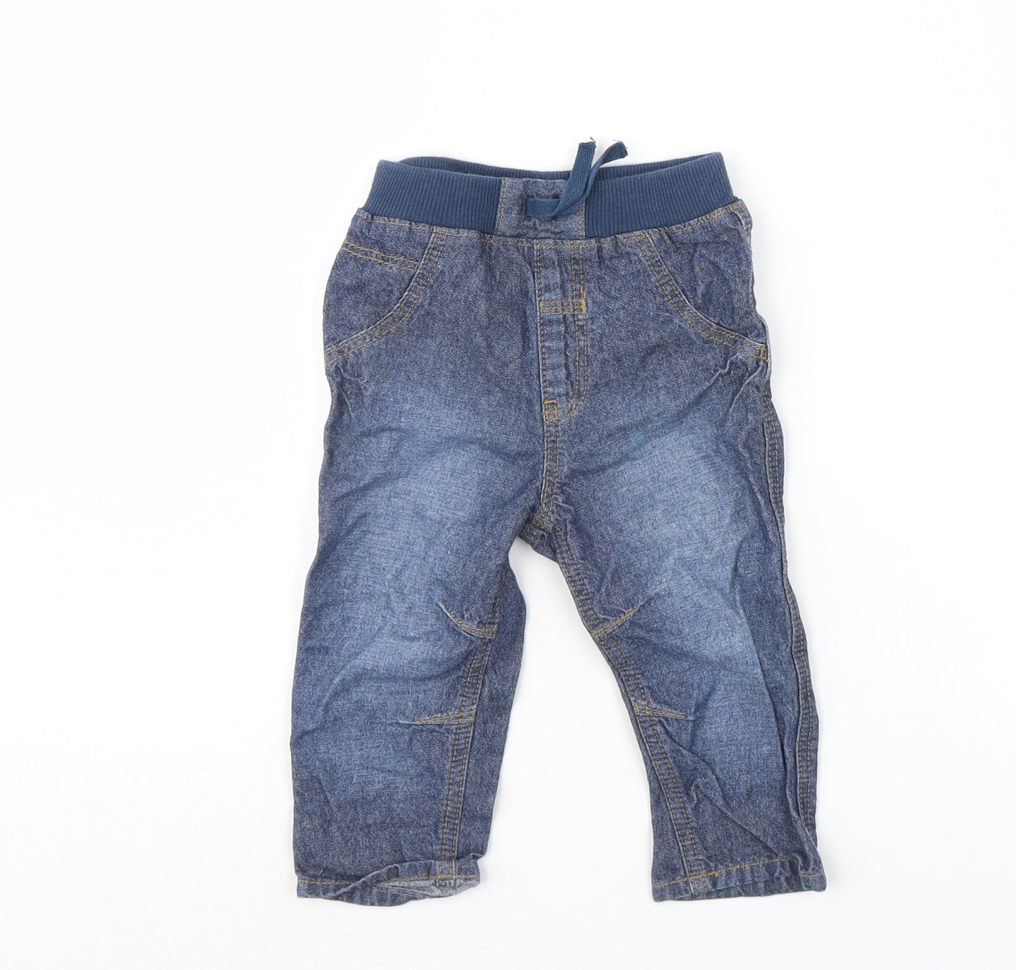 George Baby Blue  Denim Capri Jeans Size 9 Months