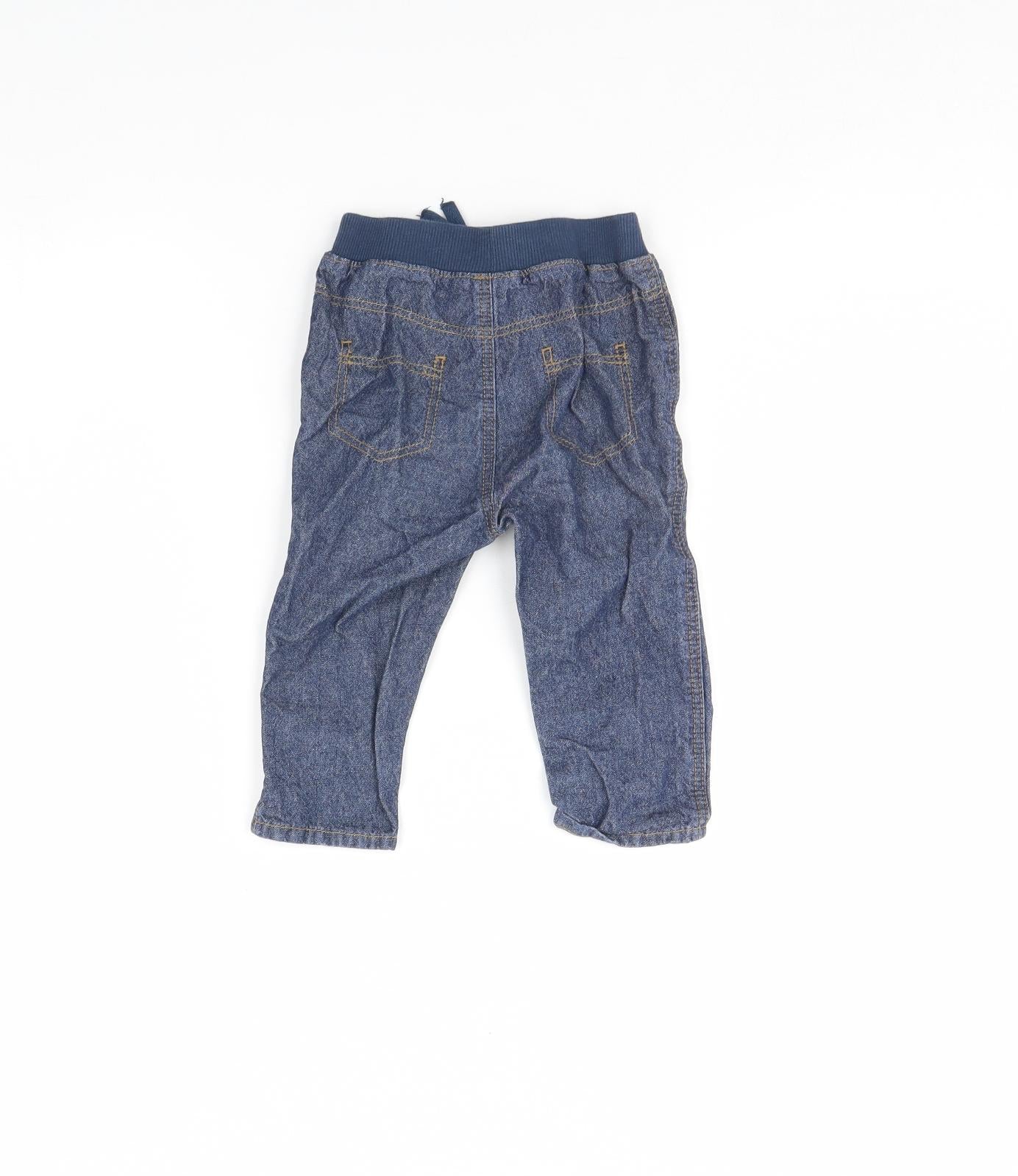 George Baby Blue  Denim Capri Jeans Size 9 Months