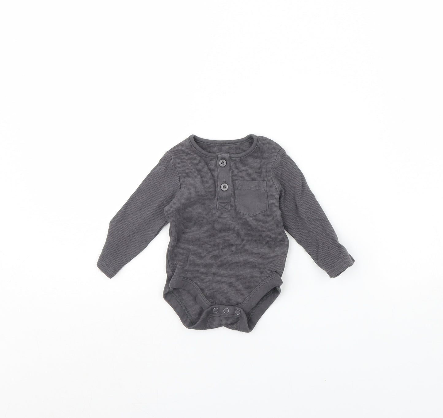 TU Baby Grey   Babygrow One-Piece Size 3-6 Months