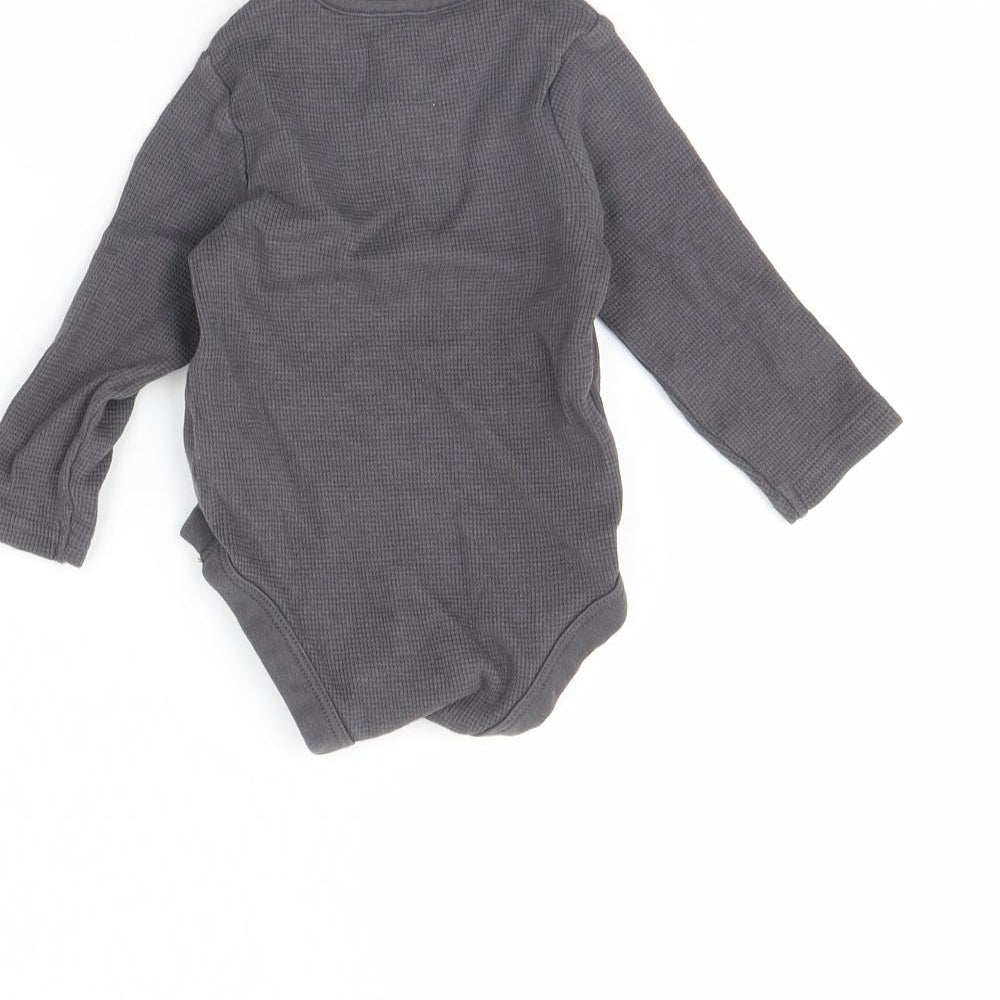 TU Baby Grey   Babygrow One-Piece Size 3-6 Months