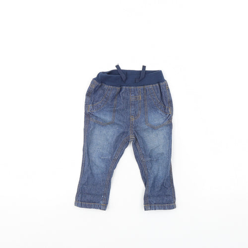 George Baby Blue  Denim Capri Jeans Size 3-6 Months