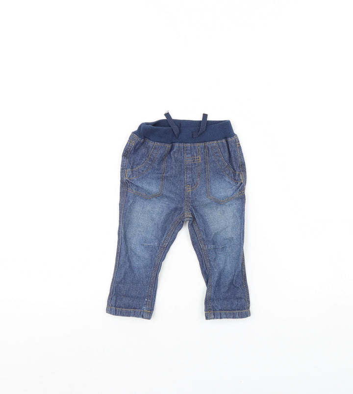 George Baby Blue  Denim Capri Jeans Size 3-6 Months