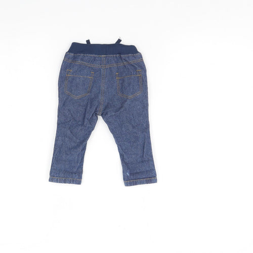 George Baby Blue  Denim Capri Jeans Size 3-6 Months
