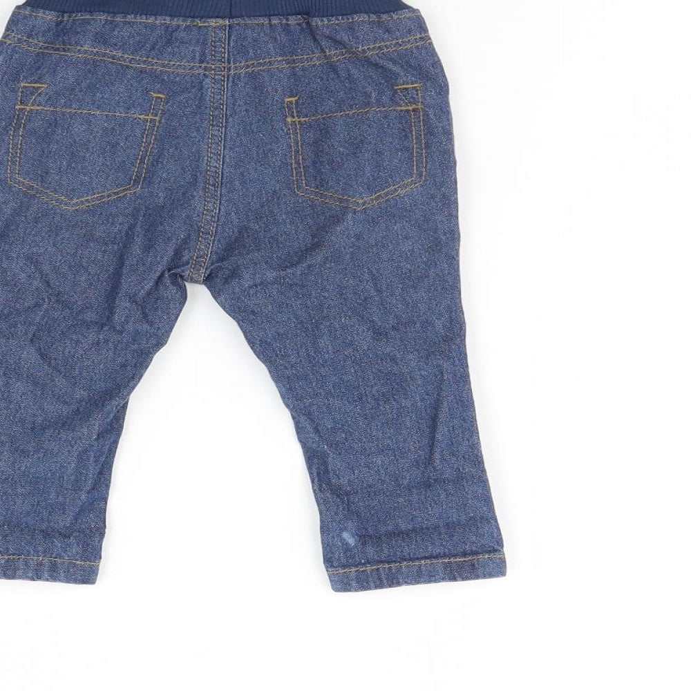 George Baby Blue  Denim Capri Jeans Size 3-6 Months
