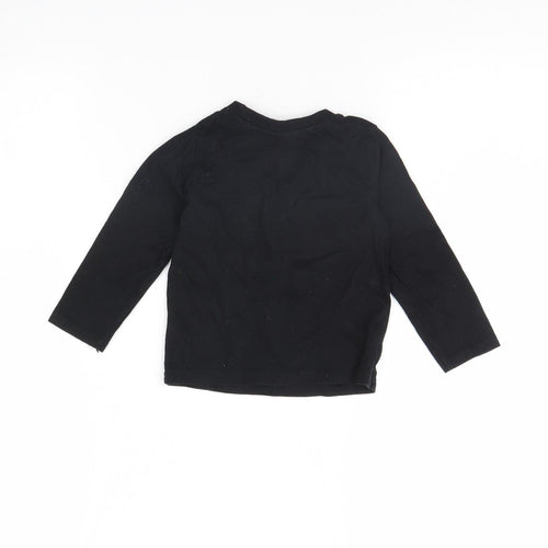 Rebel Baby Black   Basic T-Shirt Size 12 Months  - my dad is the best