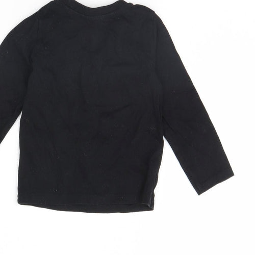 Rebel Baby Black   Basic T-Shirt Size 12 Months  - my dad is the best
