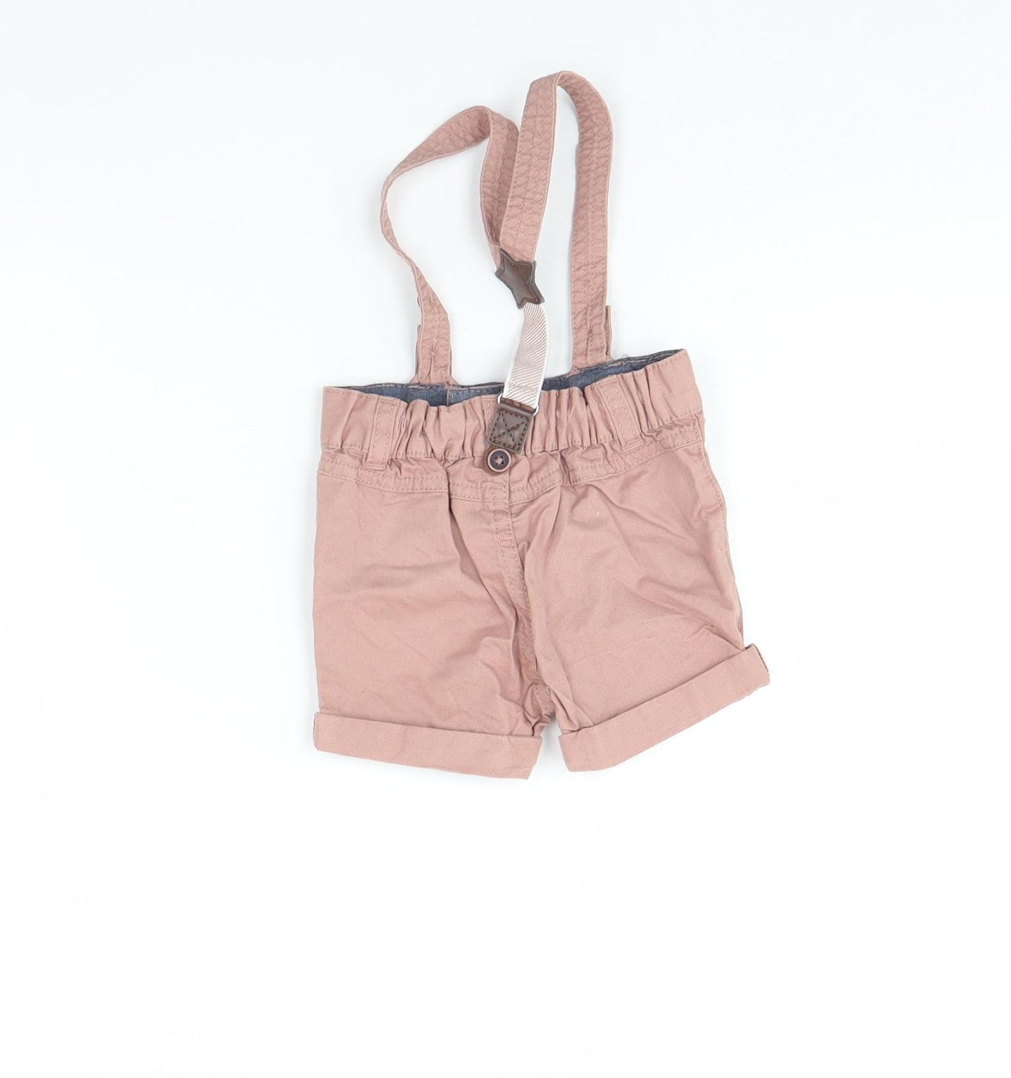 F&F Girls Pink   Dungaree One-Piece Size 3-6 Months
