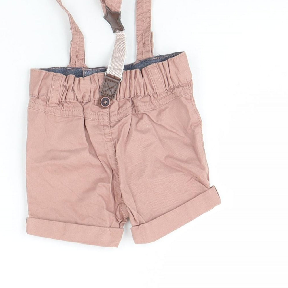F&F Girls Pink   Dungaree One-Piece Size 3-6 Months