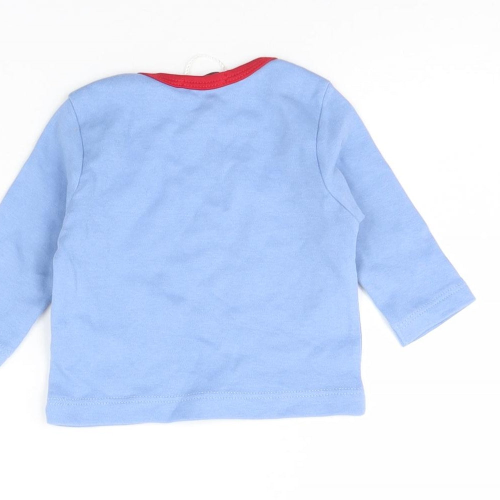 Ladybird Baby Blue   Basic T-Shirt Size 0-3 Months  - Ladybird