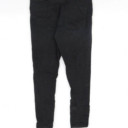 New Look Womens Black  Denim Skinny Jeans Size 14 L28 in