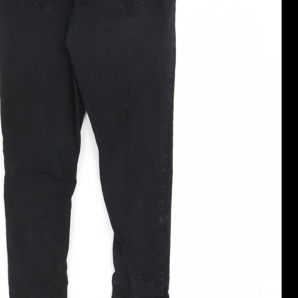 New Look Womens Black  Denim Skinny Jeans Size 14 L28 in