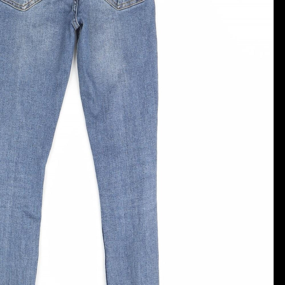 Zara Womens Blue  Denim Skinny Jeans Size 8 L29 in