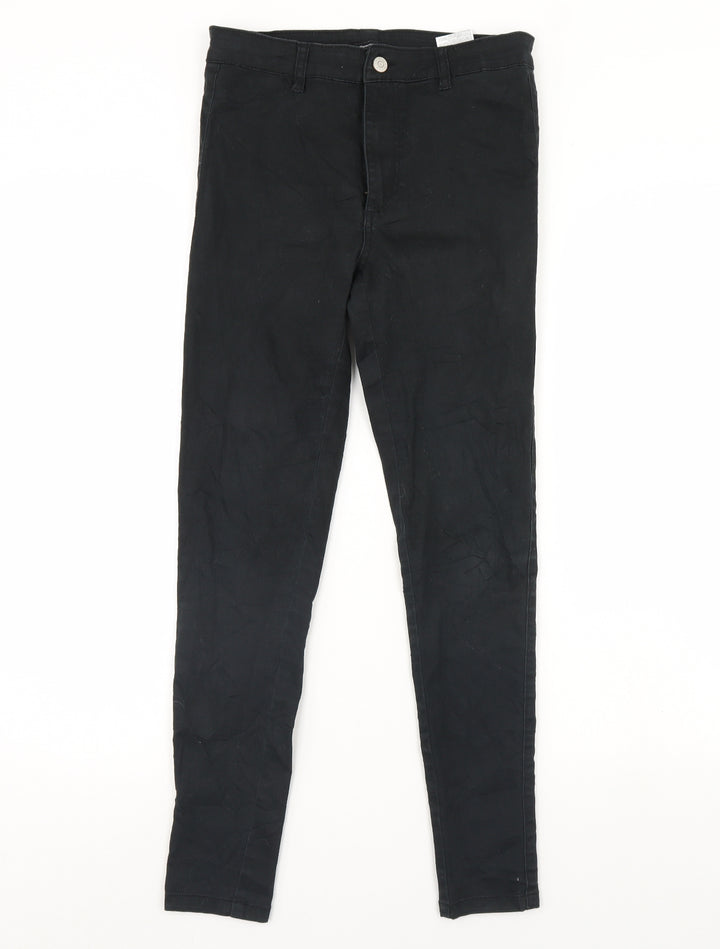 Diverse Womens Black  Denim Skinny Jeans Size 10 L29 in