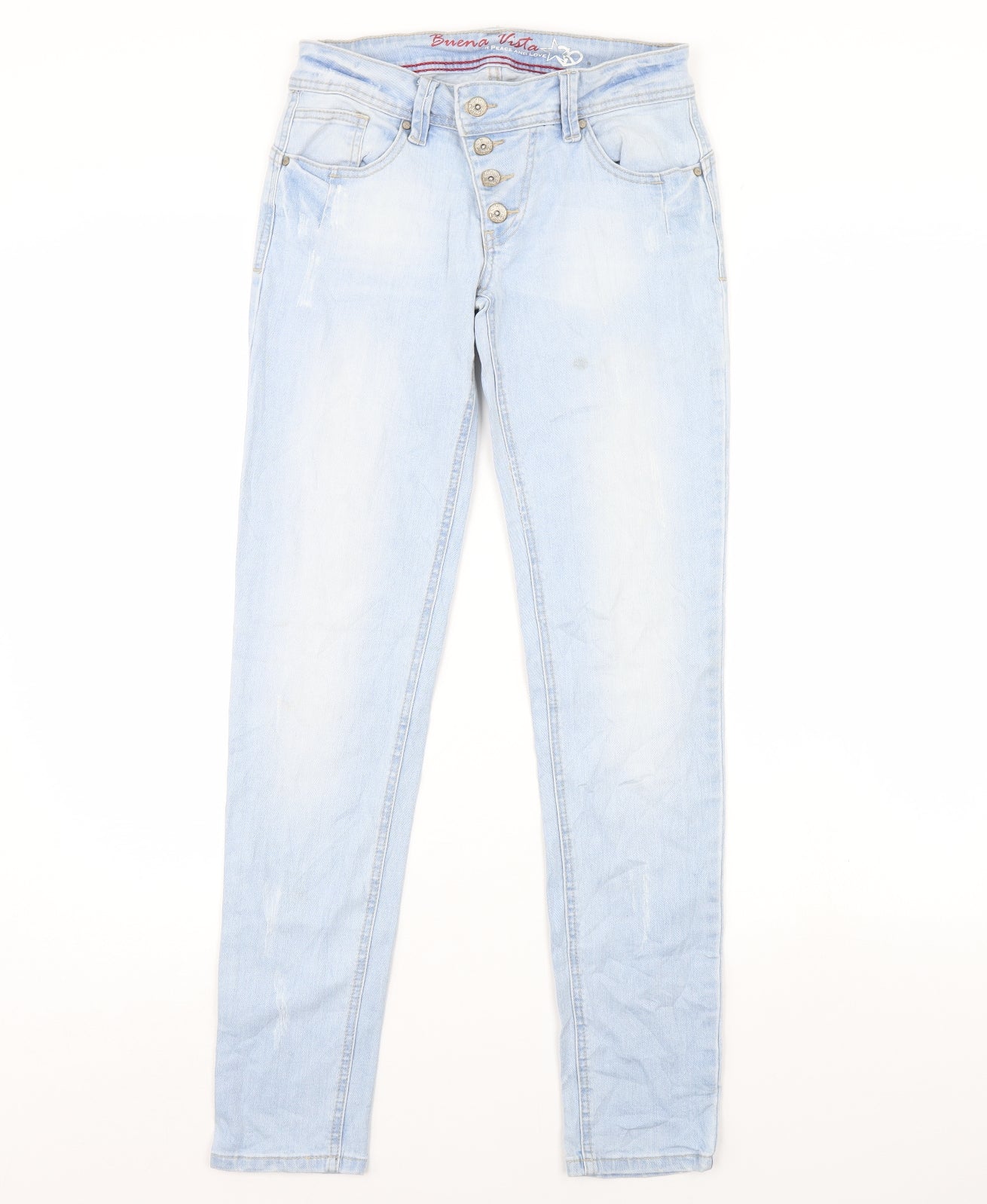 Buena Vista Womens Blue  Denim Skinny Jeans Size S L30 in