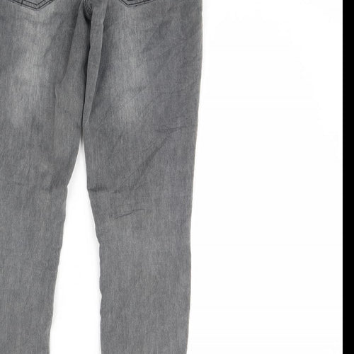 House Womens Grey  Denim Skinny Jeans Size M L30 in