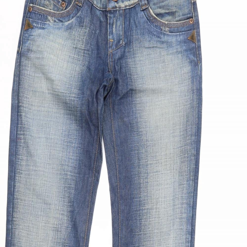 Only Jeans Womens Blue  Denim Bootcut Jeans Size 8 L35 in