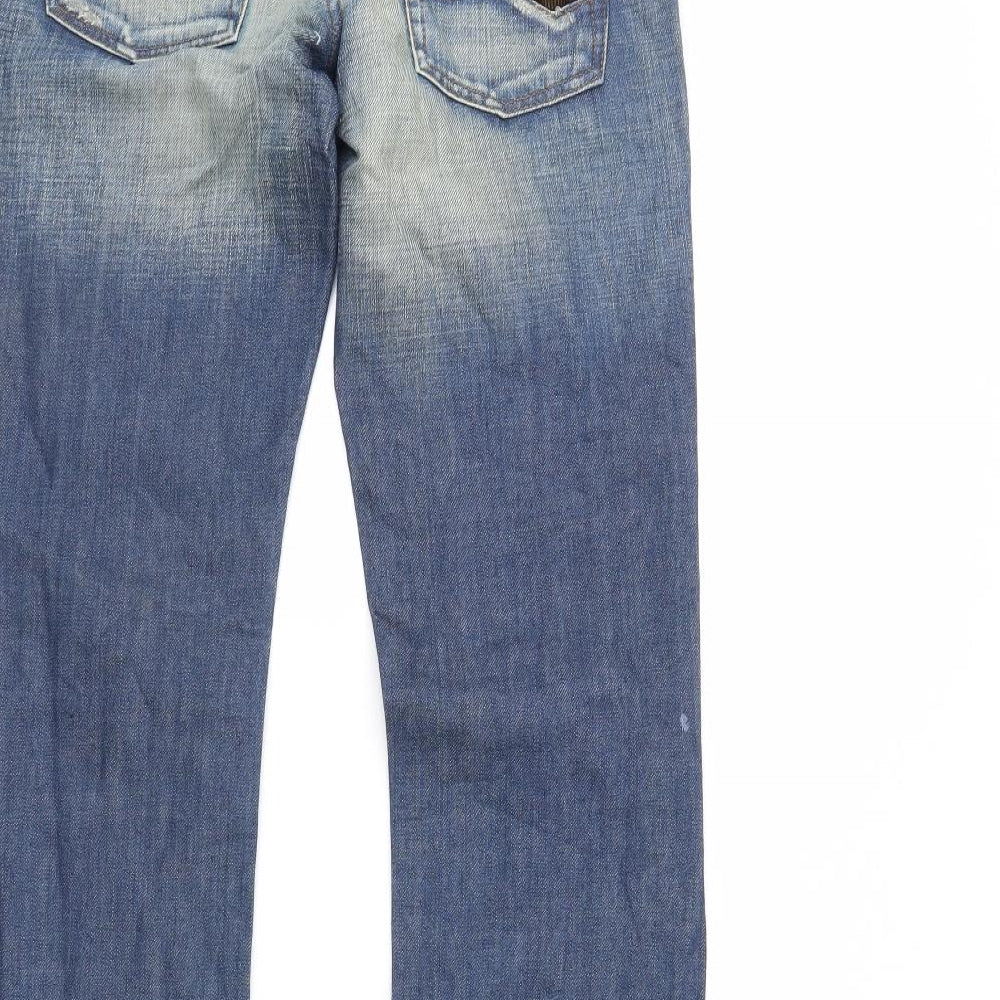 Only Jeans Womens Blue  Denim Bootcut Jeans Size 8 L35 in