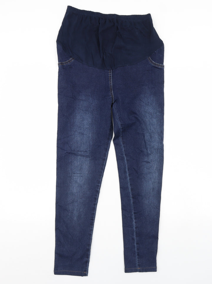zente Womens Blue  Denim Skinny Jeans Size S L27 in