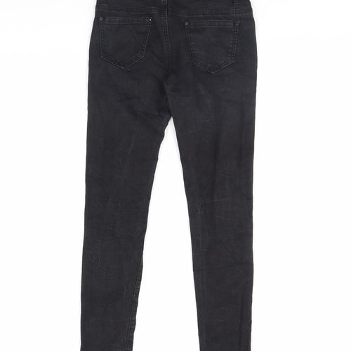 Redseventy Womens Black  Denim Skinny Jeans Size M L28 in