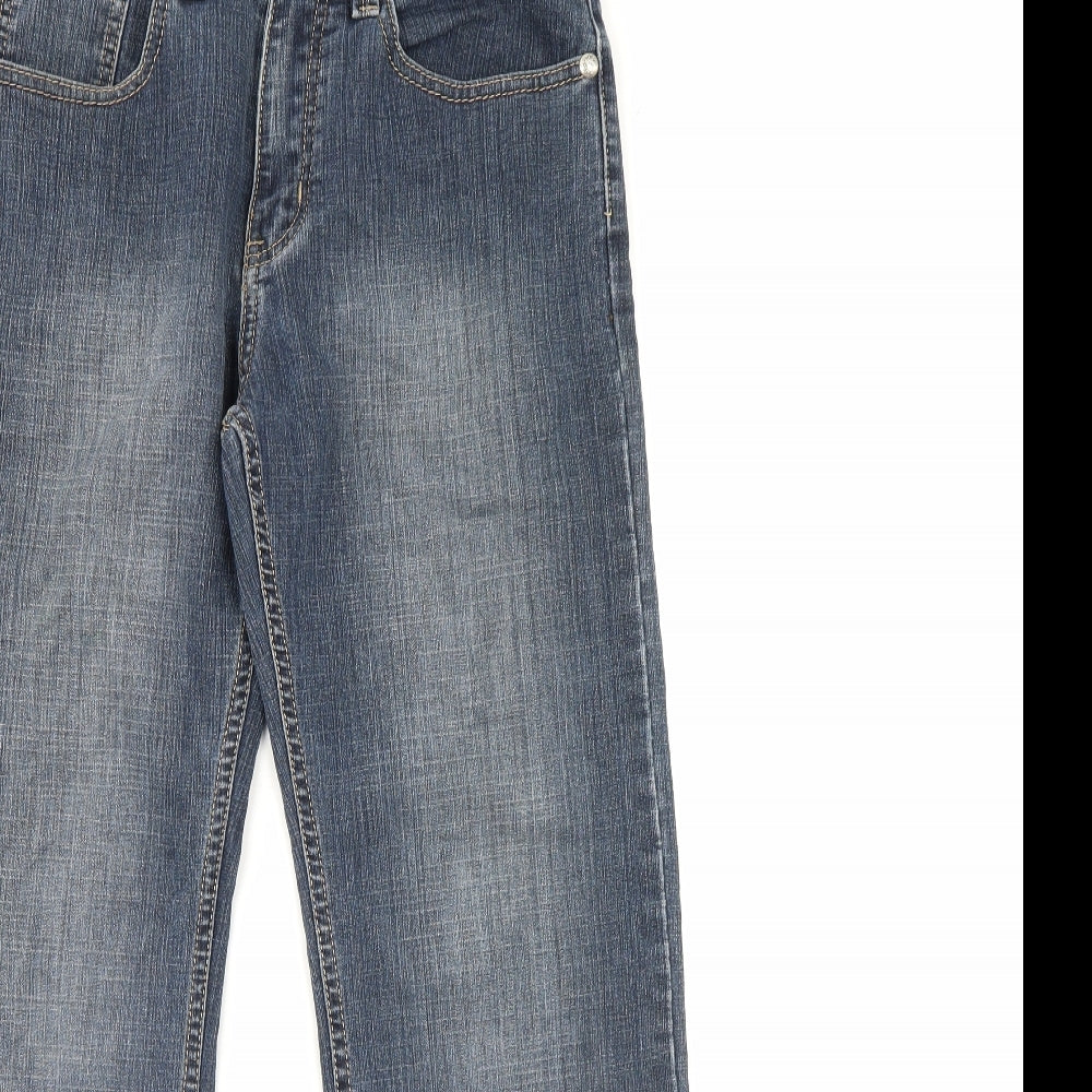 holly  Womens Blue  Denim Straight Jeans Size 30 L30 in