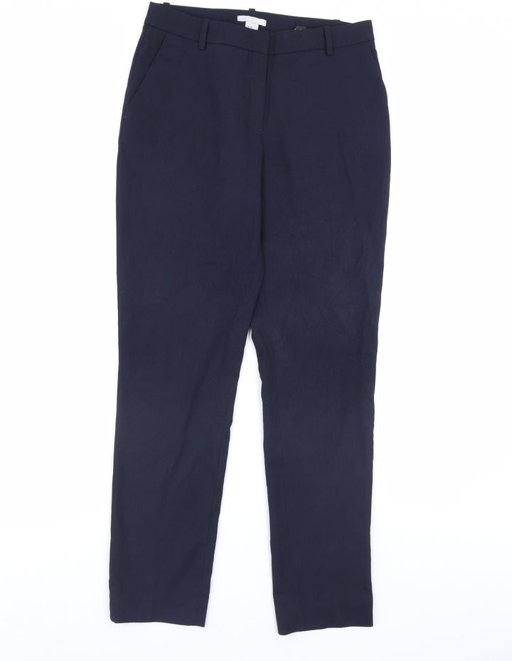 H&M Womens Blue   Dress Pants Trousers Size 6 L30 in