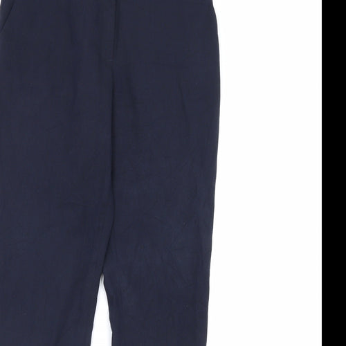 H&M Womens Blue   Dress Pants Trousers Size 6 L30 in