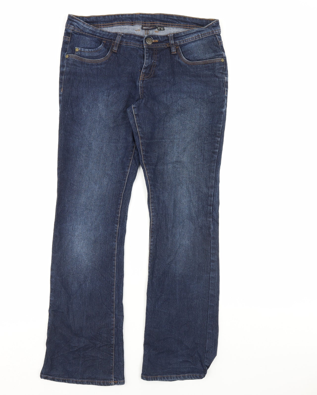 ESMARA Womens Blue  Denim Bootcut Jeans Size 16 L30 in