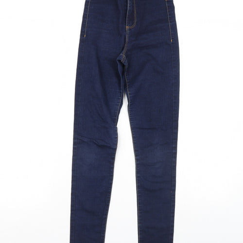 Denim & Co. Womens Blue  Denim Skinny Jeans Size 8 L28 in