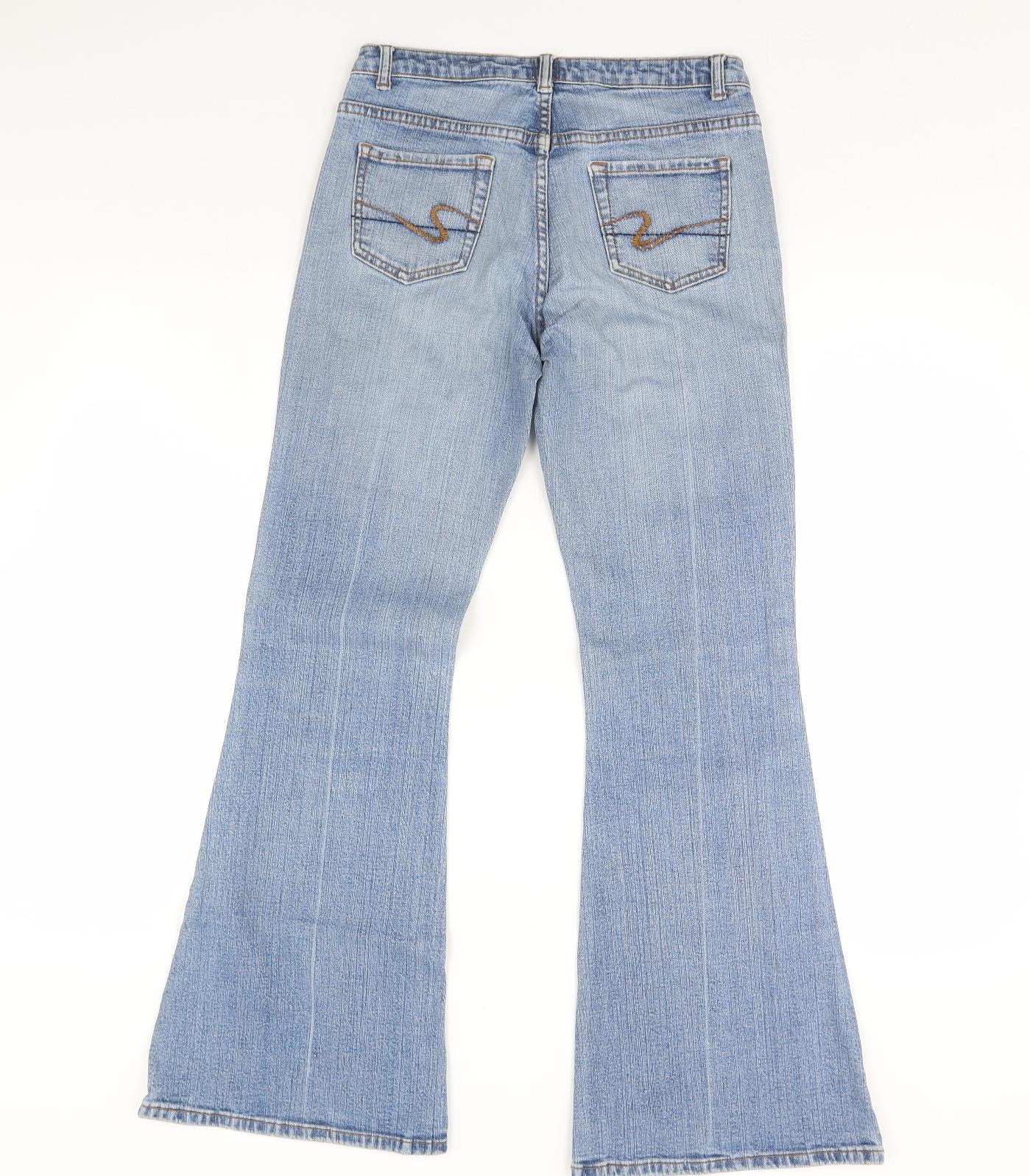 New Look Girls Blue  Denim Bootcut Jeans Size 14 Years