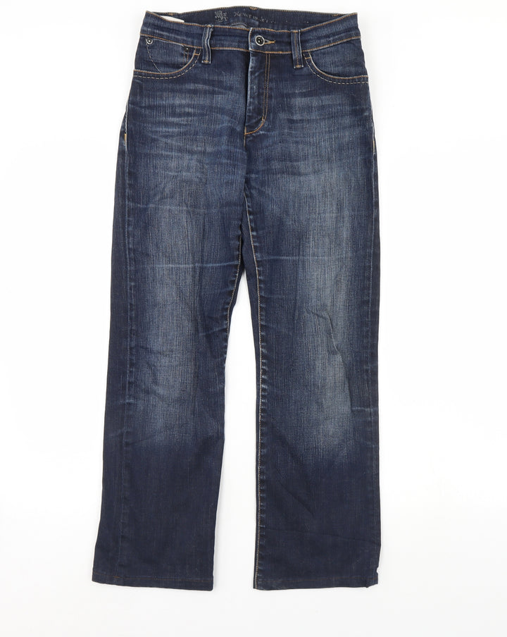 OTTO KERN Womens Blue  Denim Straight Jeans Size 30 in L30 in