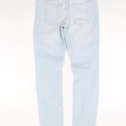 Preworn Womens Blue  Denim Skinny Jeans Size 26 in L29 in