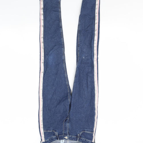 Preworn Girls Blue  Denim Skinny Jeans Size 14 Years